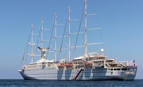 14 983 LOA 187,1 m PAX 394 Operador Club Med Cruises Agente Pinto Basto