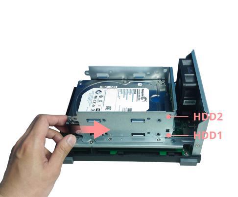 rígido na slot HDD 1 que