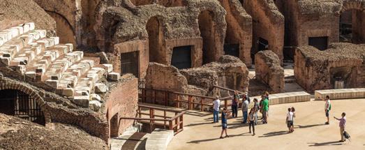 De um salto na história de Roma e descubra com um guia profissional o "Anfiteatro Flavio", universalmente conhecido como o Coliseu: o maior anfiteatro não só de Roma, mas do mundo!