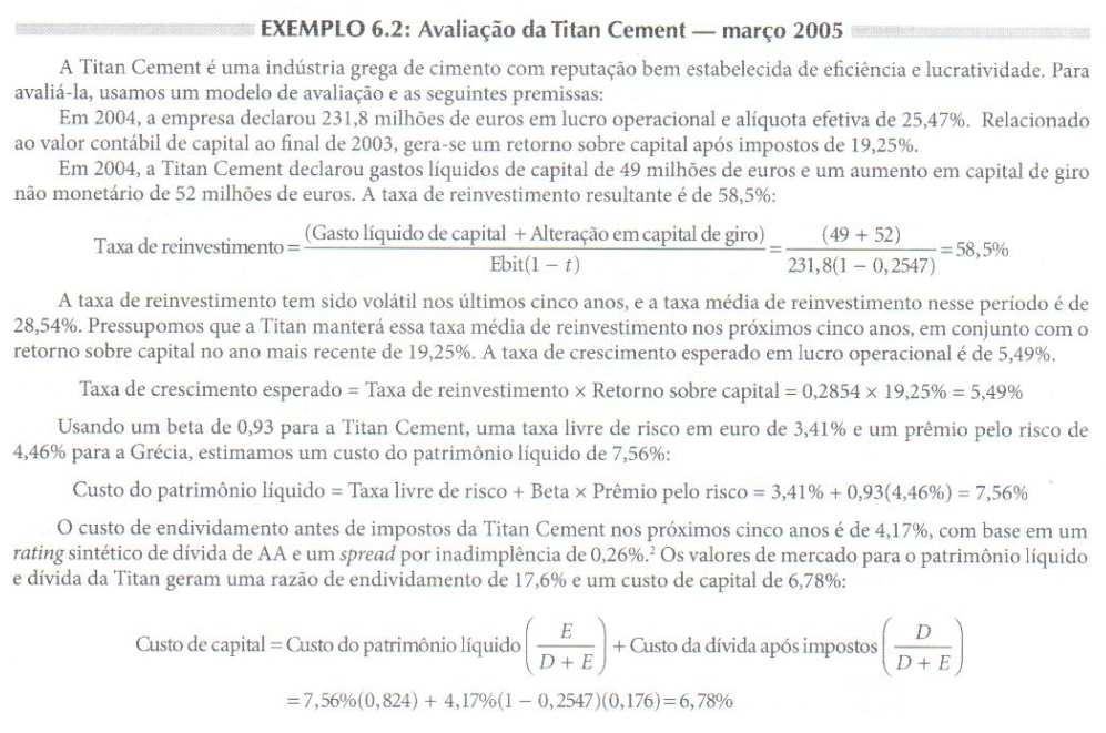 Como obter o fluxo de caixa livre para a empresa O valor presente dos fluxos de caixa obtidos pelo desconto de fluxos de caixa ao custo de capital medirá somente o valor dos ativos operacionais da