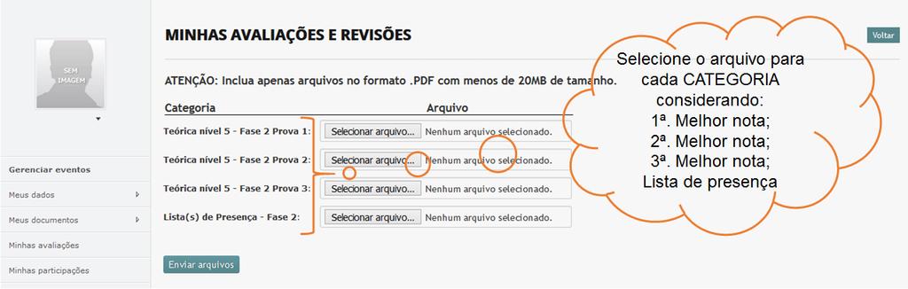 As medalhas serão distribuídas a partir das notas