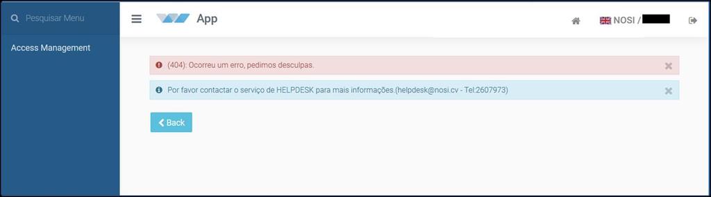 Fig 21 - Execução de Aplicação sem Home Page Definida Do mesmo modo, quando tentamos executar uma página que foi criada [Criando páginas], mas cujo conteúdo não foi gerado, veremos uma página como a