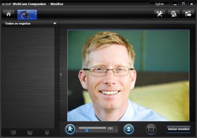 Utilizar A Webcam como Monitor de Vídeo Com a funcionalidade Monitor, pode utilizar a sua webcam como uma câmara de segurança.