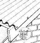 Arremate Lateral Como alternativa pode-se fixar a primeira onda, junto à uma tabeira, pregando no alinhamento correto.