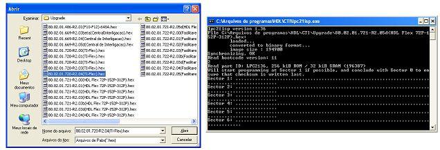 Central Flex ou ao TI-Flex e o respectivo jumper esteja configurado na posição de gravação de firmware (faça esta configuração com o equipamento desligado); 4 - Escolher