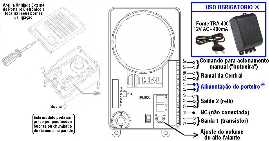 42 Manual do Usuário 3.29 - PORTEIRO ELETRÔNICO (F10 e F12): Com design moderno, ambos com volume e qualidade de voz para uma melhor comunicação entre o visitante e o apartamento procurado.