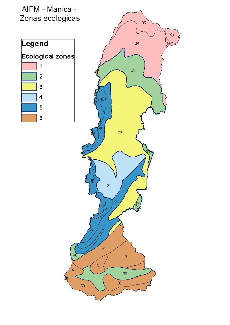 Manica Ecological zones Figura 5.