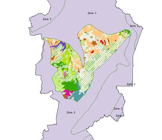 Zone 4 Figura 10 Localização geográfica da Zona ecológica 4 na Província de Manica Os indices de Valor de Importância para 10 espécies mais importantes da zona ecológica 4, calculados com base nos