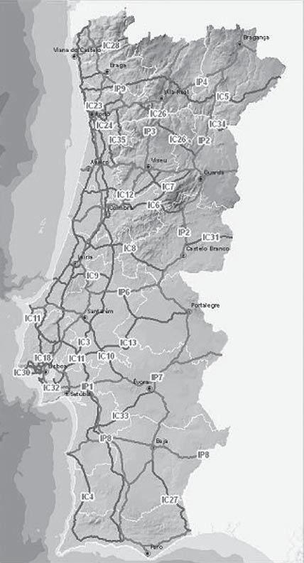 o processo de avaliação ambiental estratégica: o caso da rede rodoviária na região do centro interior de portugal figura 1 Plano Rodoviário Nacional 2000 Fonte: reconhece-se que a Serra da