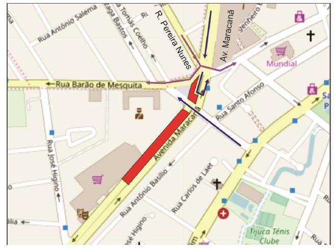 Av. Maracanã: bloqueios, sentido Usina, para obra emergencial Devido à execução de obras emergenciais da Rio-Águas na calha do Rio Maracanã, próximo ao nº 1075, a Av.