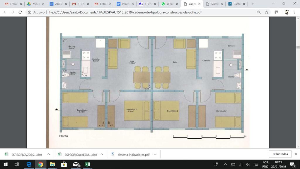 Edifício VI-22F (várias localidades) Equipe de projeto da CDHU Os INDICADORES selecionados para leitura e análise dos projetos são os seguintes: Área privativa média: corresponde à área total do