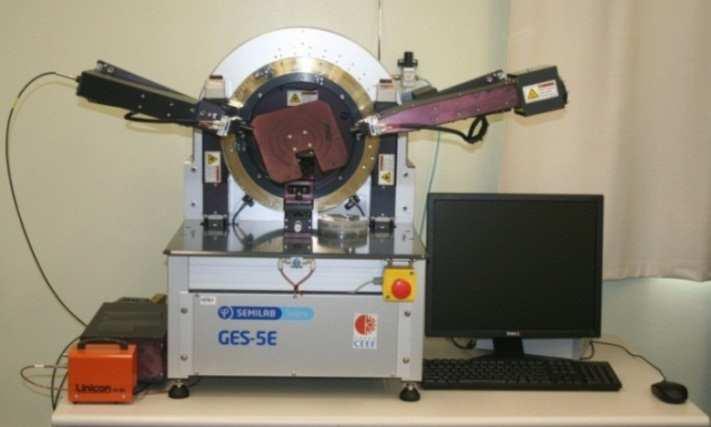 95 Figura 4.13. Elipsômetro GES 5E instalado no Laboratório de Caracterização do NT-Solar/ PUCRS. 4.6.2.