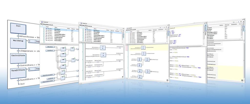 IEC 61131-3 Linguagens de Programação Structured Text (ST) Sequential Function Chart (SFC) Function Block Diagram (FBD)