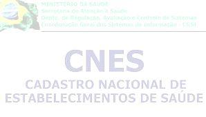 CNES O período de inclusão no CNES e data de habilitação dos profissionais com vinculo na unidade, dependem da disponibilização do sistema para atualização dos dados no CNES estarem vinculadas ao