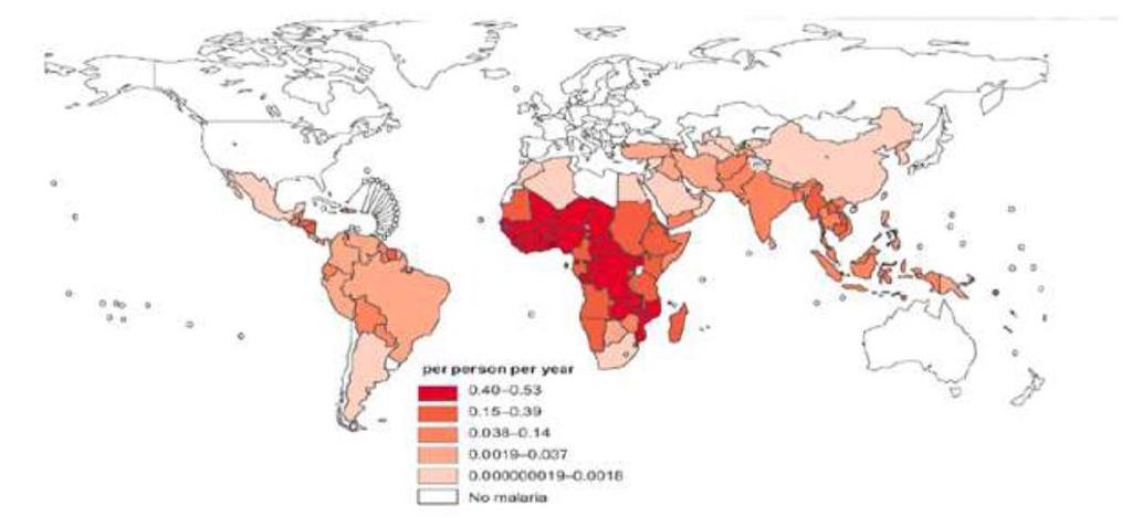 2) MARCO TEÓRICO 2.1) A Malária no Brasil e no mundo A malária é uma enfermidade que acomete milhões de pessoas todos os anos.