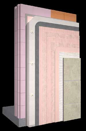 Sis tema webertherm keramic light Sistemas para acabamento com revestimentos cerâmicos Mecanicamente preparados para receber com segurança revestimentos pesados.