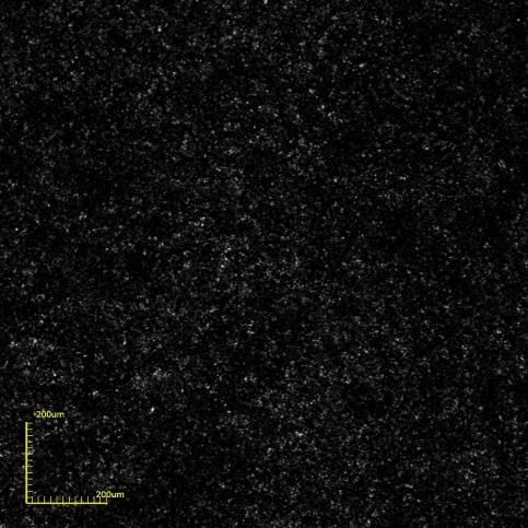 Resultados e Discussão - 62 (a) (b) Figura 37 Micrografias de topo obtidas por microscopia confocal do filme de BaCeO 3 sobre o substrato de LSM como depositado com T S = 350 C, ɸ= 0,5mL/min e t d =