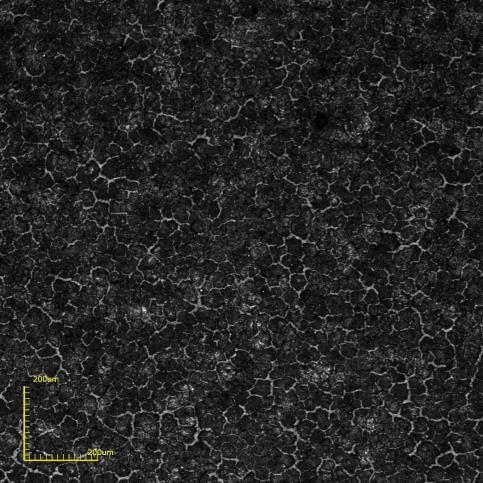 Resultados e Discussão - 69 (a) (b) Figura 45 Micrografias de topo obtidas por microscopia confocal do filme de BaCeO 3 sobre substrato de LSM após tratamento térmico depositado com T S = 400 C, ɸ=