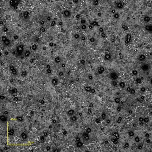 (a) (b) Figura 55 Micrografias de topo obtidas por microscopia confocal do  450 C, ɸ= 0,5mL/min e t d =