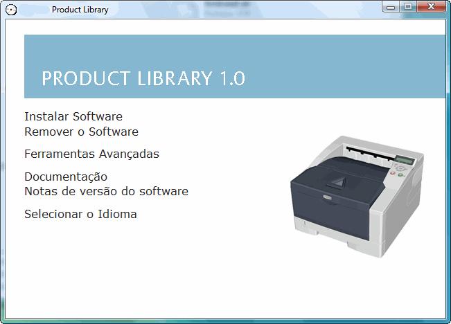 1 Certifique-se de que a impressora está ligada à corrente e ligada à porta USB ou Rede do computador antes de instalar o software do CD-ROM.