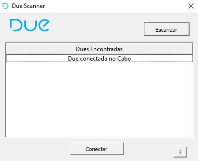 1 - Conecte o cabo de rede diretamente entre a Due e o seu computador. Aparecerá uma nova conexão de cabo com o status Identificando.