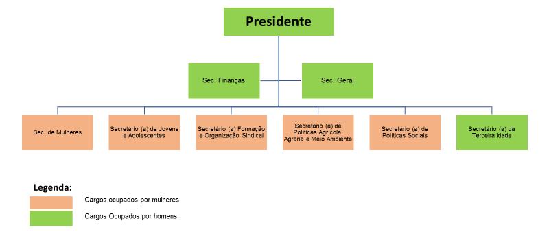 54 FIGURA 9 Organograma do Sindicato dos Trabalhadores Rurais Agricultores e