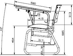 estrutura de suporte do conjunto.