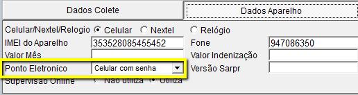 OBS: Para cada empresa existe um critério para definição de senha para cada