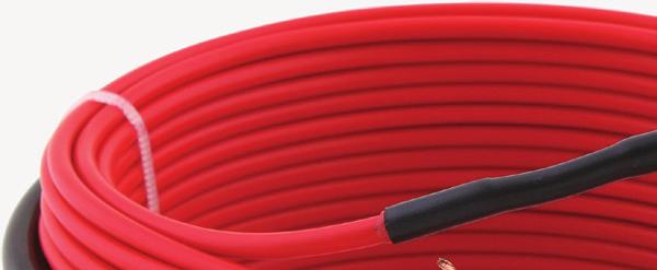 T-Cable Informações: O T-Cable é um cabo para aquecimento de piso desenvolvido para aplicações em
