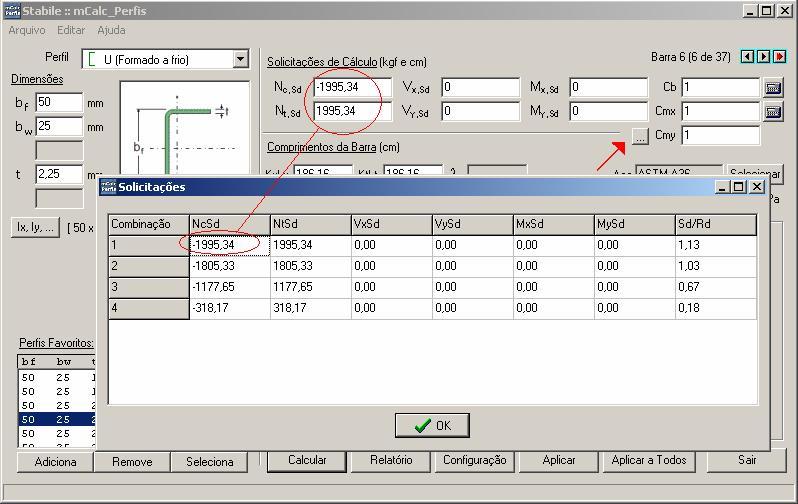 6.14. Perfis Compostos Faz-se, nesse momento, alguns comentários sobre os perfis compostos porque eles merecem uma especial atenção, já que são perfis eficientes, muito utilizados, e que se usados de