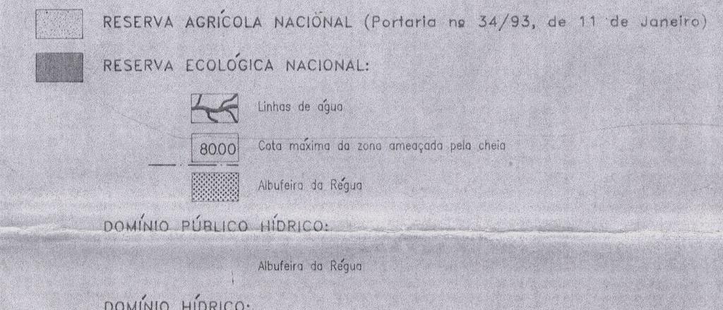 0,0 0,3 0,6 0,9 1,2 1,5 km Figura 8. Excerto da Planta de Condicionantes do concelho de Sabrosa (Fonte: PDM Sabrosa).
