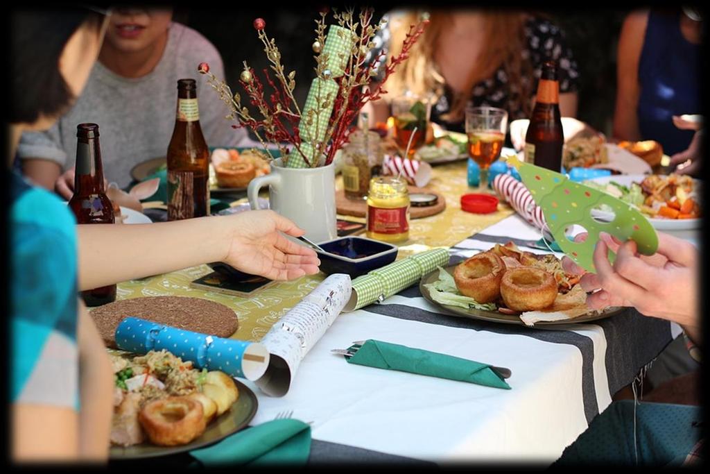 Bem-estar emocional e alimentação Também, comemos por prazer, e passar bons momentos com