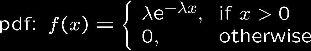 Distribuição Exponencial Um exemplo: P{X>80} = e - 0,01 80 =0,44939 P{X>(80+80) X > 80} = P{X>(80+80)