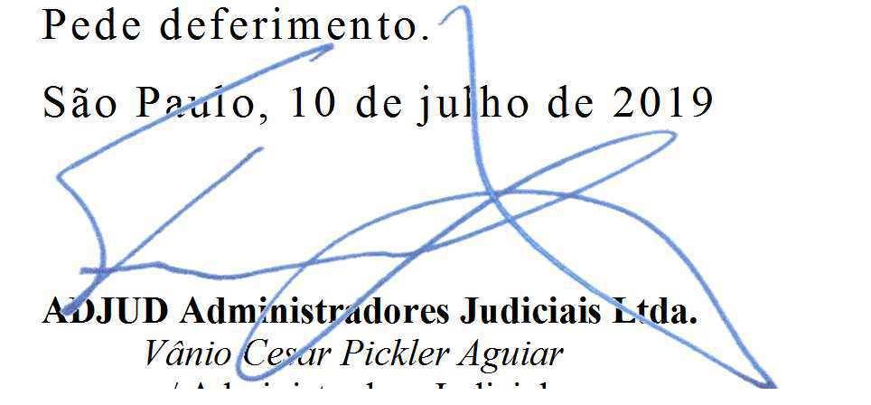 , administradora judicial da Massa Falida do Banco Santos S.A., vem respeitosamente, à presença de V. Exa., cumprir determinação contida no artigo 22, III, p, da Lei nº 11.