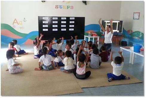 PROJETOS INTERNACIONAIS Atividades 2017 / 2018 FILIPINAS O Projeto STEPS (Specialized Training and Education for Preschool Students) é um programa educacional que proporciona educação básica de