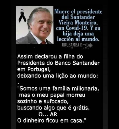 listar valores que antes não eram tão valorizados, mas agora estão sendo revistos devido aos efeitos dessa doença.