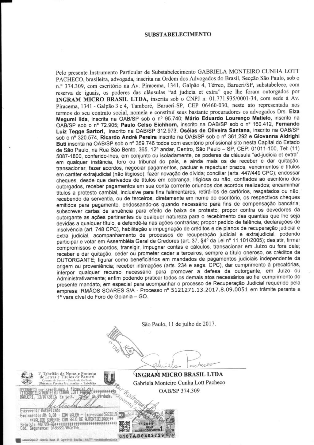 Movimentacao 106 : Juntada de Petição Arquivo 2 : procura%c3%a7%c3%a3o.