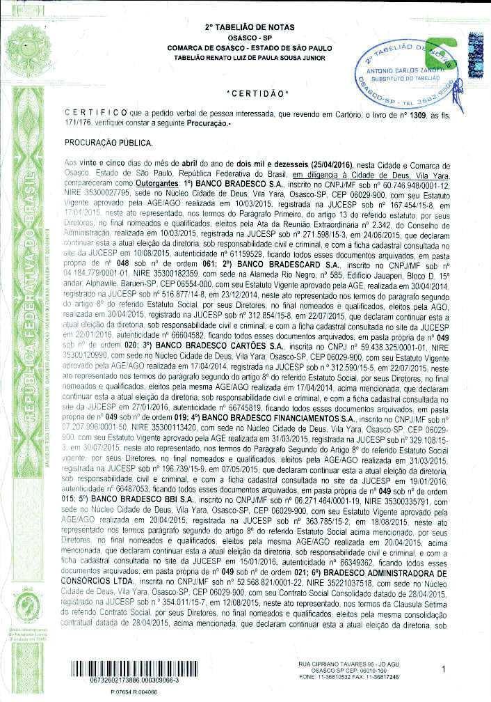 Movimentacao 109 : Juntada de Petição Arquivo 2 : Procura%C3%A7%C3%A3o.pdf q q %&'()*+,-. /*0.