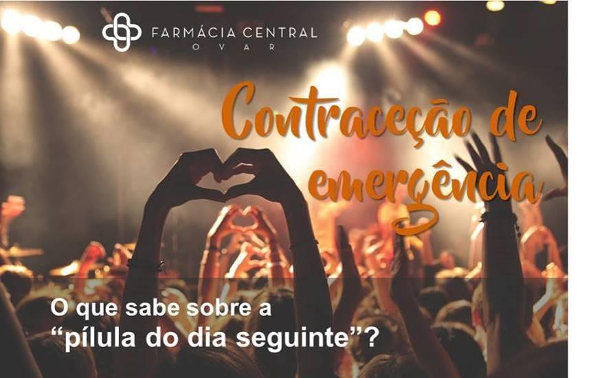 ANEXO X. Imagem com informação sobre contraceção de emergência, publicada a 22 de fevereiro, enquadrada na época de Carnaval. Descrição: Sabe como funciona a pílula do dia seguinte?