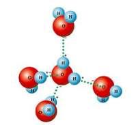 P á g i n a 49 positiva, de um dos pares de elétrons isolados do átomo de O de outra molécula de H2O.