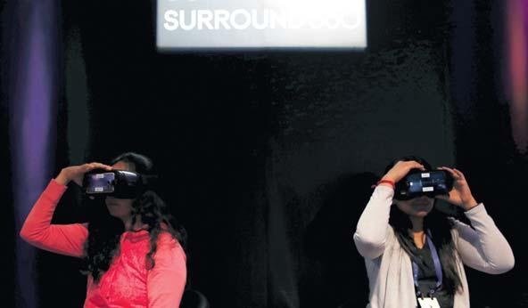 46 O Jornal Económico, 9 junho 2017 MEDIA & COMUNICAÇÃO Stephen Lam/Reuters CHICAS PODEROSAS PROMOVEM EVENTO SOBRE REALIDADE VIRTUAL Lisboa vai ser palco de um evento de realidade virtual promovido