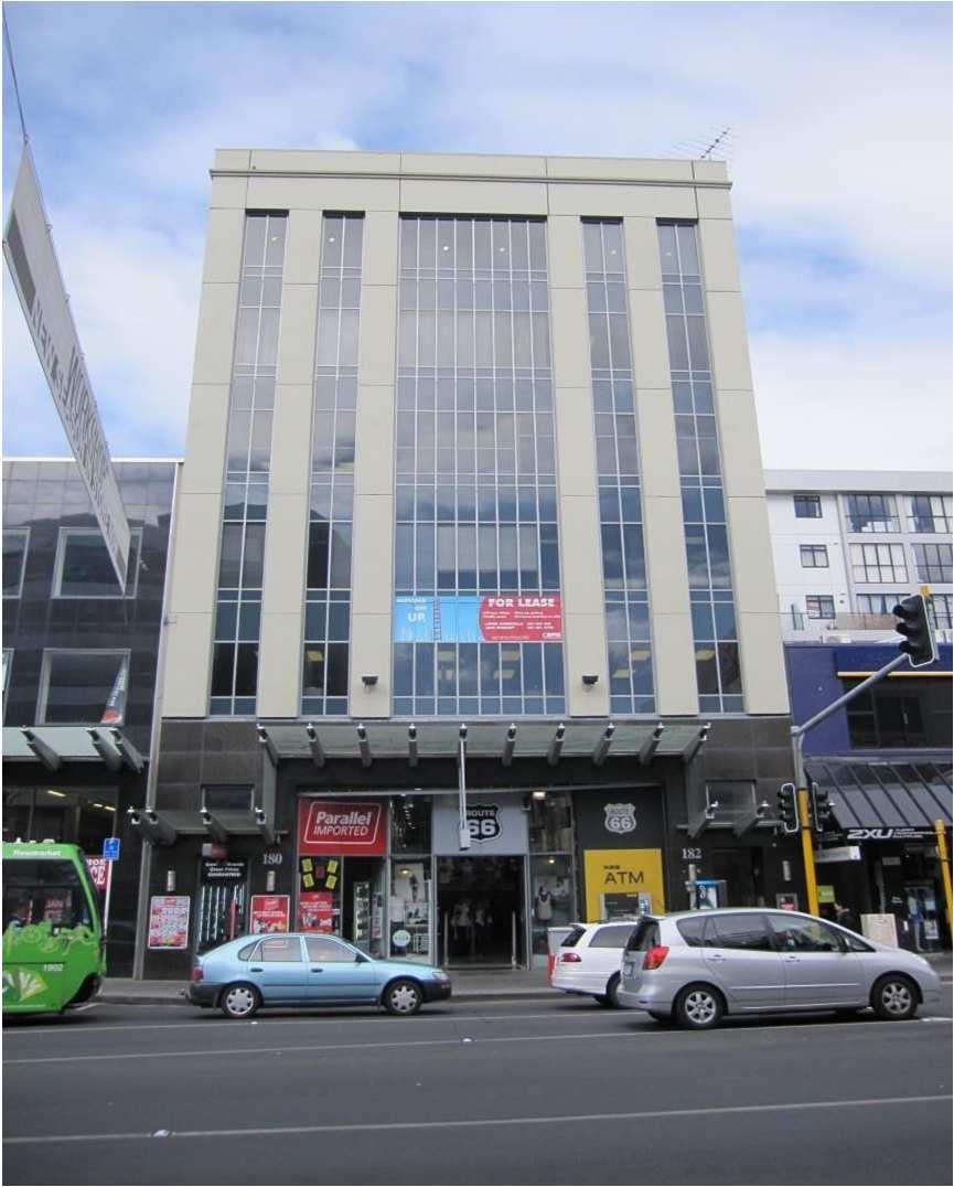 Rua 66, Broadway, NZ Este edifício de 7 andares foi construído com uma estrutura de aço,