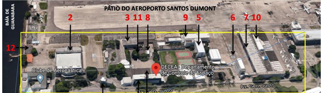 de Cartografia da Aeronáutica (ICA), Comissão de Implantação do Sistema de Controle do Espaço Aéreo (CISCEA), Destacamento de Controle do Espaço Aéreo e Telemática do Rio de janeiro (DTCEATM-RJ),