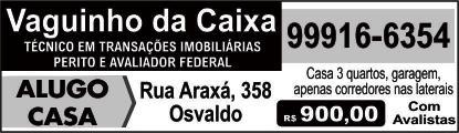 09 - casas 15/10 OPORTUNIDADE, VENDO UMA ÓTI- MA CASA NO BAIRRO MARTINS, NA RUA ANTÔNIO THOMAZ DE REZENDE, APRE- SENTANDO 4 QUARTOS, SALA, COZINHA, BANHEIRO, VARANDA NO FUNDO E GA- RAGEM COBERTA, NA