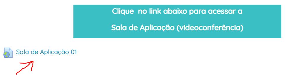 5. Tendo acessado a sala de Aplicação, o candidato será automaticamente direcionado