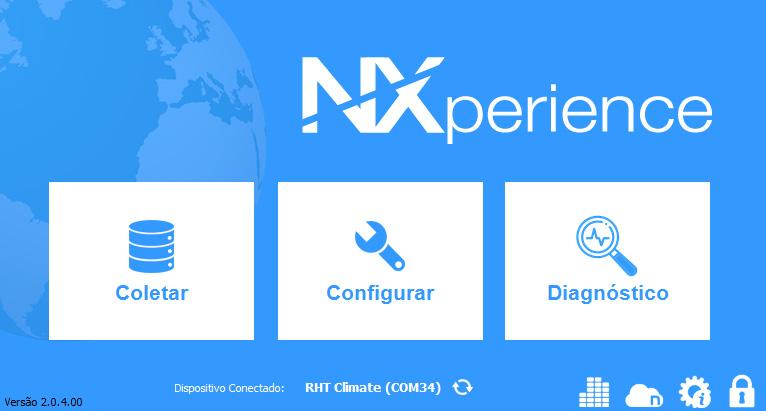 11 SOFTWARE NXPERIENCE O software NXperience é a principal ferramenta de configuração, coleta e análise de dados para o Transmissor RHT Climate.