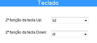 Ao navegar pelas telas de configuração do Transmissor RHT Climate por meio do teclado do dispositivo, podem-se acessar apenas os ciclos que estiverem habilitados pelo NXperience.