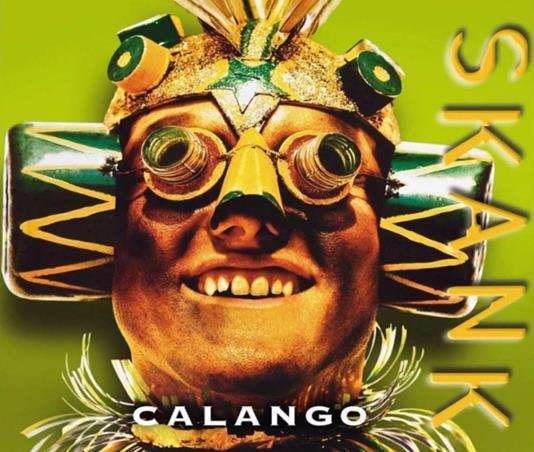 Para fazer a capa de Calango de 1994, segundo álbum da banda mineira Skank, o baixista do grupo Lelo Zaneti vestiu uma fantasia totalmente reciclável criada pelo artista plástico Ilson Lorca.