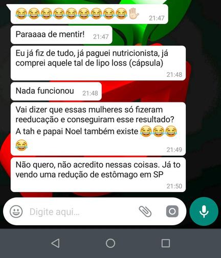 Um belo dia conhecemos a Juliana, atendemos ela e ela contou tudo.