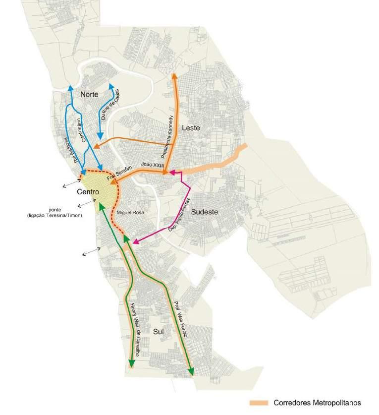 Frei Serafim. Ligando o Centro da cidade à Zona Leste, é a mais movimentada e importante da capital, onde são comuns, principalmente em horários de pico, grandes pontos de lentidão.